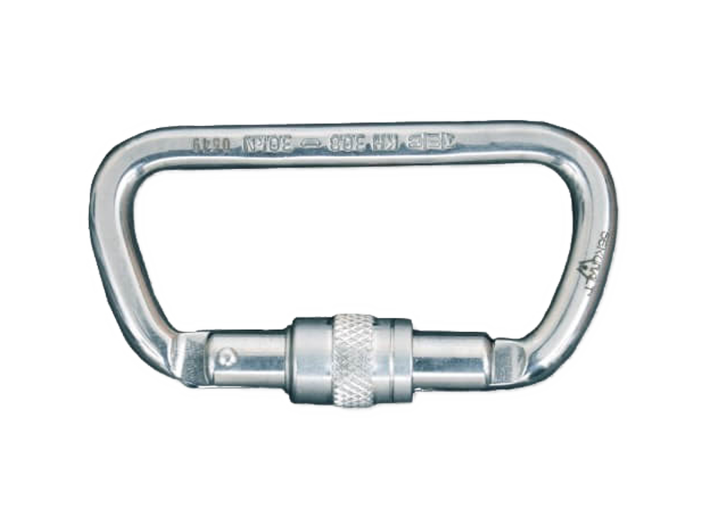 Irudek 308inox Screwgate Paslanmaz Çelik Vidalı Karabina 22kN 16mm